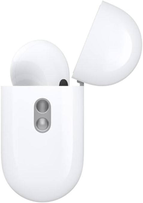 Apple AirPods Pro 2nd Generation with Wireless MagSafe Charging Case (USB-C) with Apple 1 Year Limited Warranty (Classic)