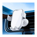 Car Air Vent Phone Holder, 360° Rotatable Stable Vehicle Cellphone Mount with Metal Hook Clip, Handsfree Automotive Air Vent Mobile Phone Mount, Universal for Most Smartphones (Textured)