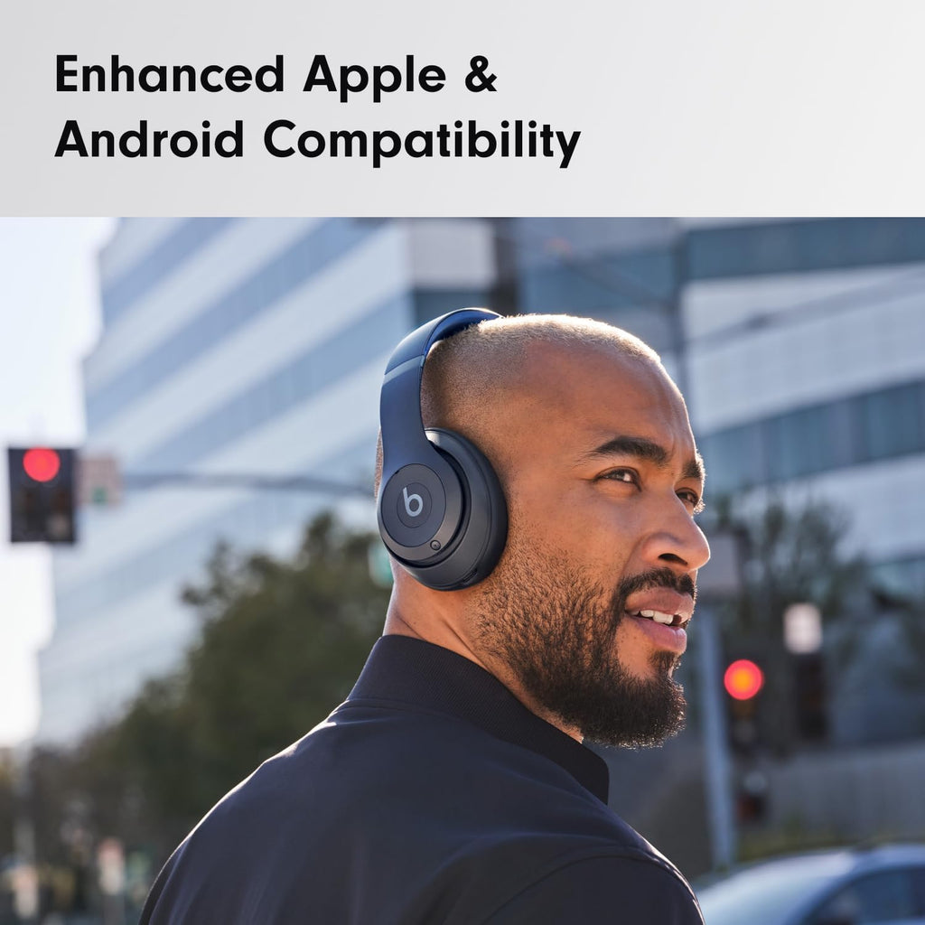 Beats Studio Pro Premium Wireless Over-Ear Headphones- Up to 40-Hour Battery Life, Active Noise Cancelling, Great for Travel & Commuting, USB-C Lossless Audio, Apple & Android Compatible - Sandstone