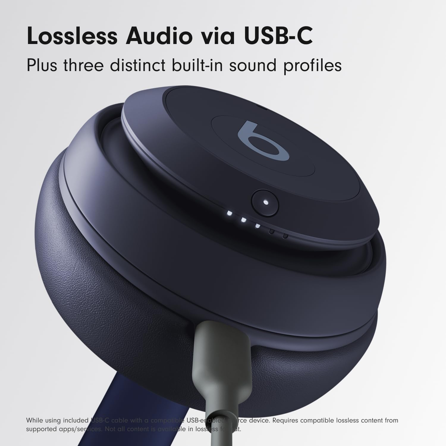 Beats Studio Pro Premium Wireless Over-Ear Headphones- Up to 40-Hour Battery Life, Active Noise Cancelling, Great for Travel & Commuting, USB-C Lossless Audio, Apple & Android Compatible - Sandstone