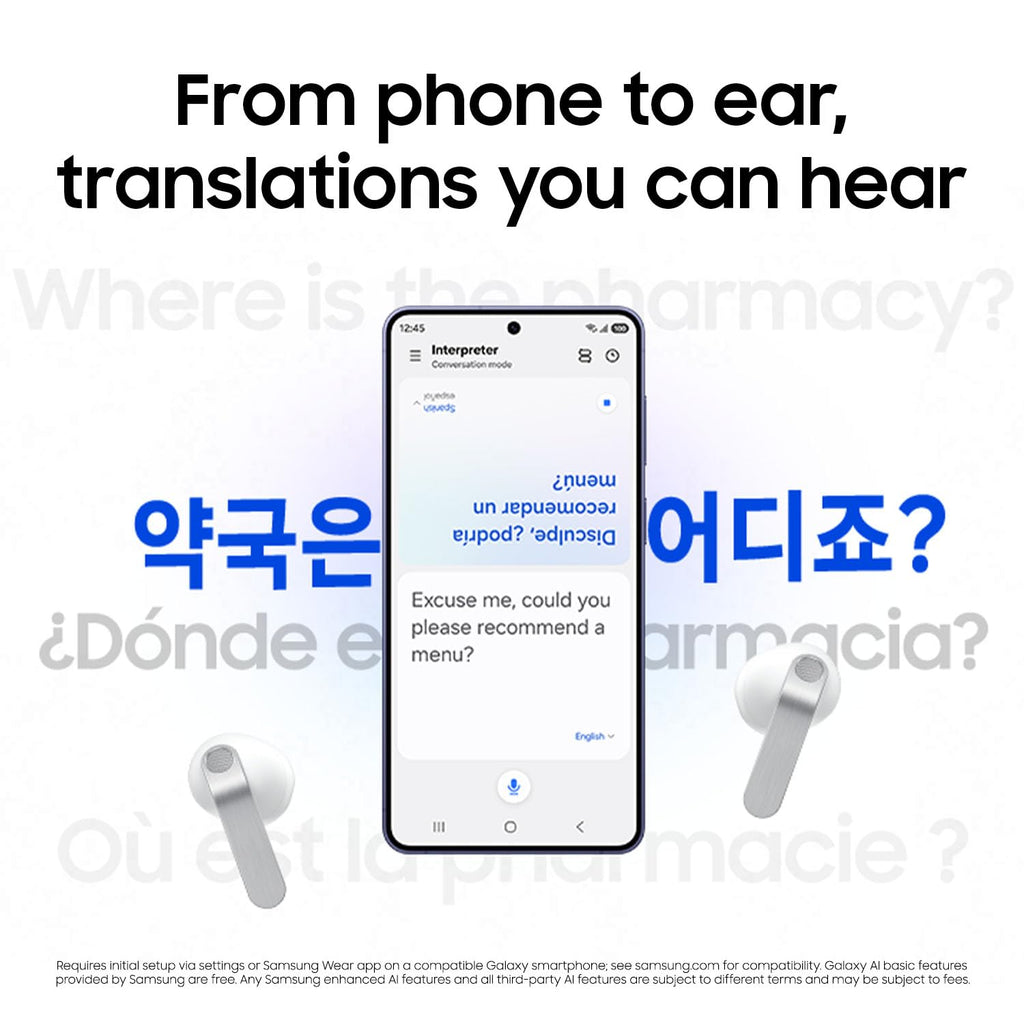 Samsung Galaxy Buds 4 Pro (2026) AI True Wireless Bluetooth Earbuds, Hi-Res Audio, 2-Way Speaker, ANC 2.0, Optimized Comfort, IP57, Live Translation, Black [US Version, 2 Yr Warranty]