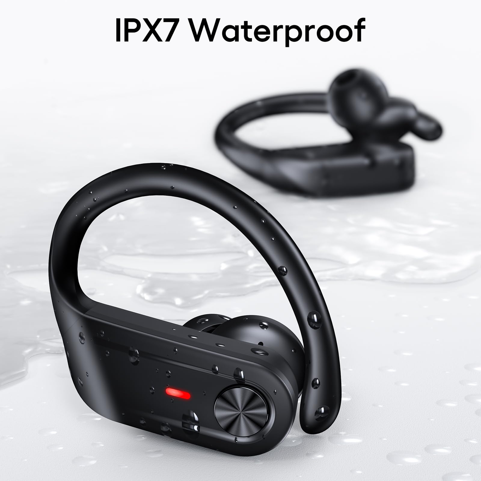 Hybrid Active Noise Cancelling Wireless Ear Buds 80 Hrs Playtime Hi-Res Stereo Quality Bluetooth Earbuds with Transparency Mode Headphones Bluetooth Earhooks ANC Earphones for Work Sports Travel