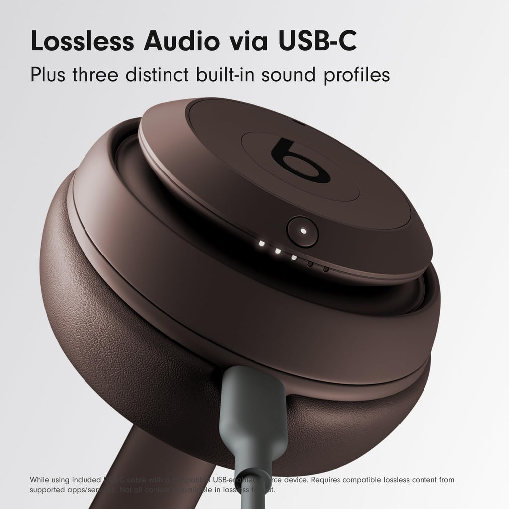 Beats Studio Pro Premium Wireless Over-Ear Headphones- Up to 40-Hour Battery Life, Active Noise Cancelling, Great for Travel & Commuting, USB-C Lossless Audio, Apple & Android Compatible - Sandstone