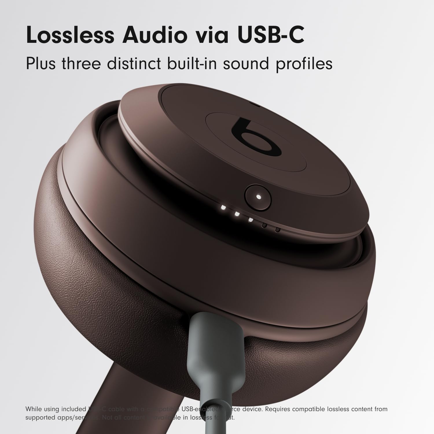 Beats Studio Pro Premium Wireless Over-Ear Headphones- Up to 40-Hour Battery Life, Active Noise Cancelling, Great for Travel & Commuting, USB-C Lossless Audio, Apple & Android Compatible - Sandstone