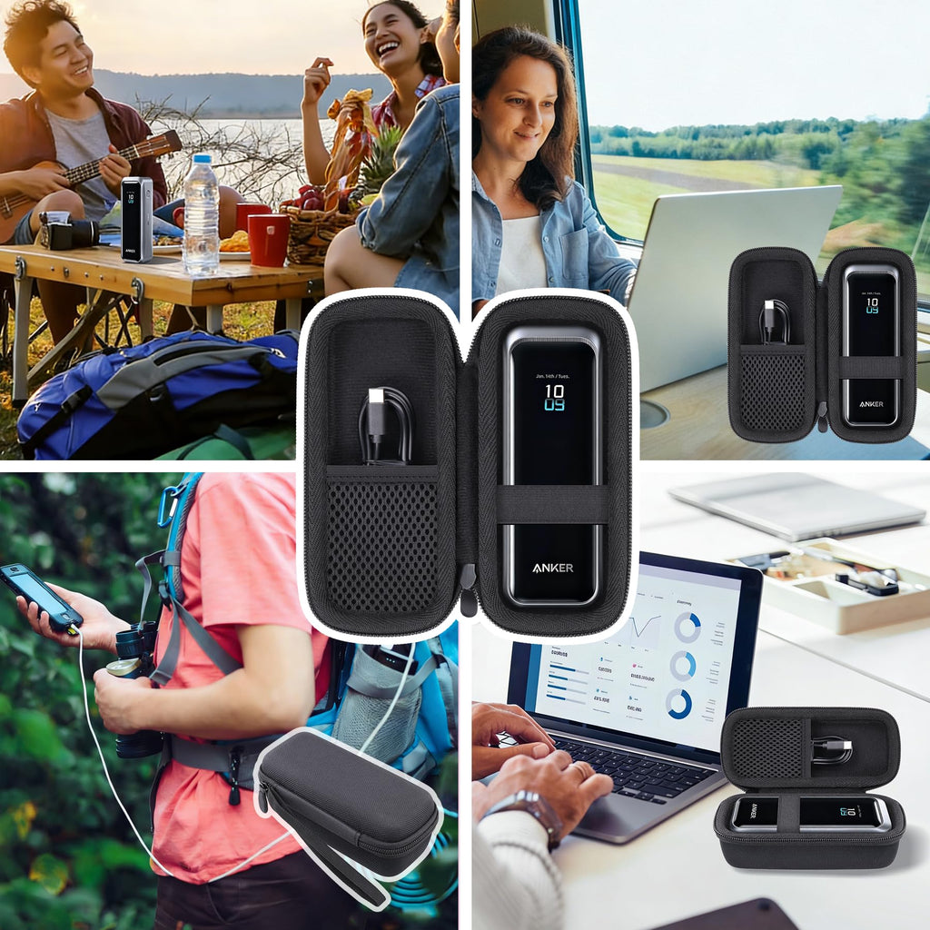 for Anker Prime Power Bank 26250mAh 300W Portable Charger Hard Travel Case,Portable Case Compatible with 26,250mAh 3-Port Portable Charger with 300W Max Output(Only Case)